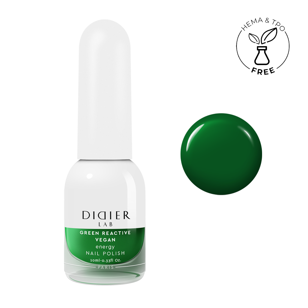 Green reactive, veganski lak za nohte "Didier Lab", energy, 10ml