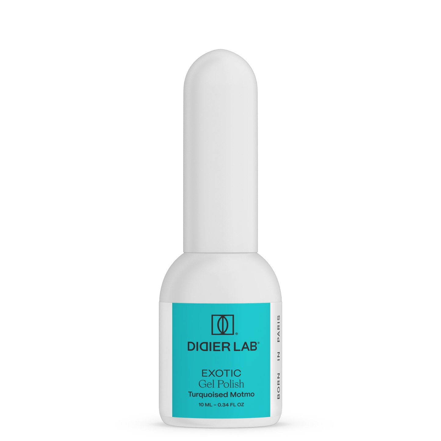 Gel lak "Didier Lab", Exotic, Turquoised Motmo, 10ml