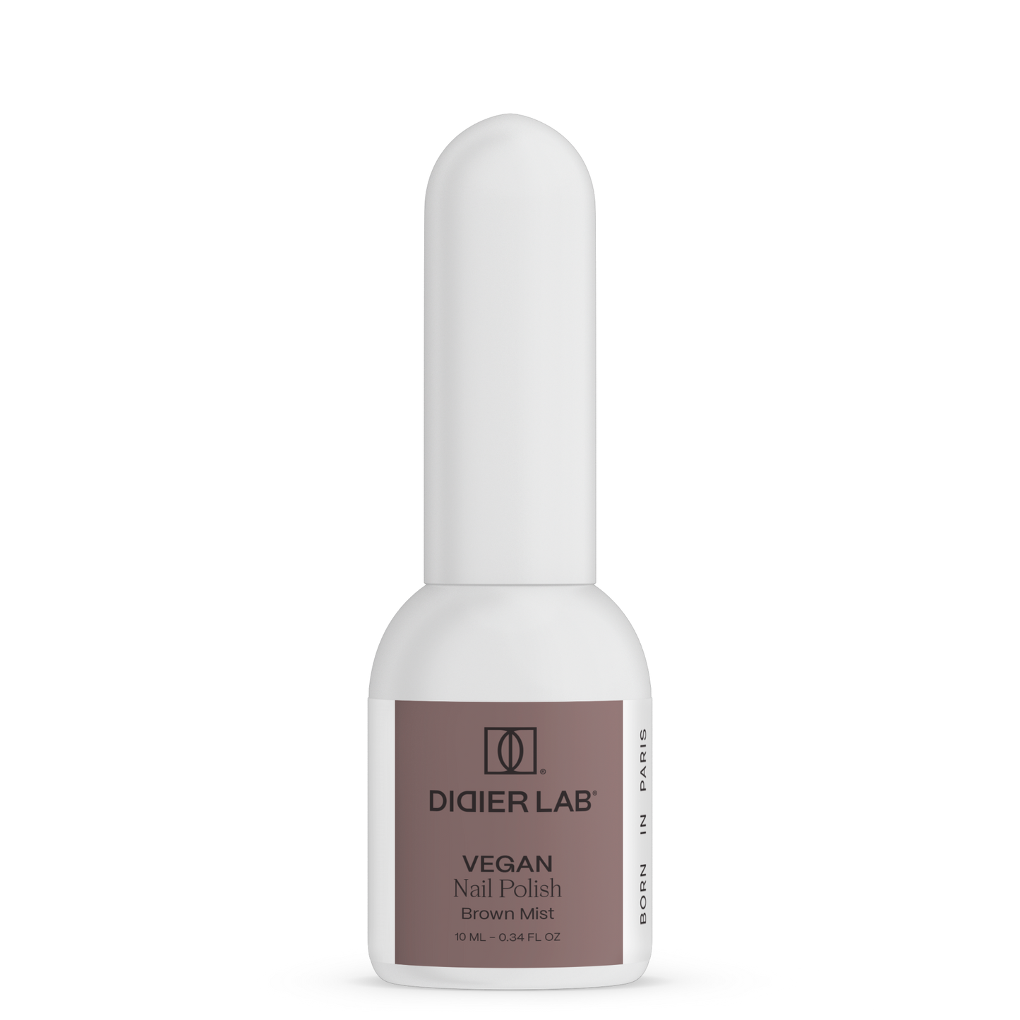 Green reactive, veganski lak za nohte"Didier Lab", brown mist, 10ml