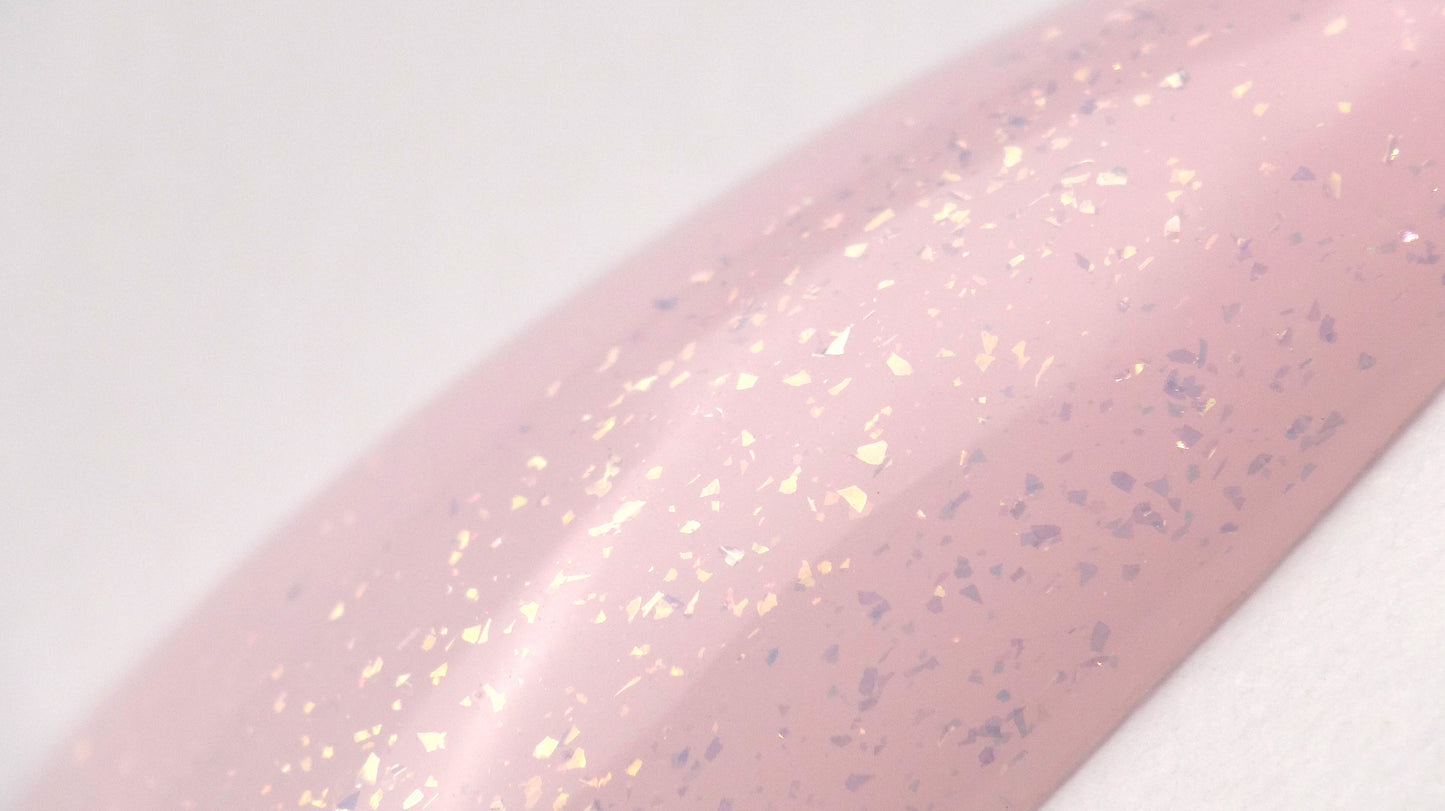GEL LAK "DIDIER LAB", GLITTER TOP COAT, GOLD, 10ML