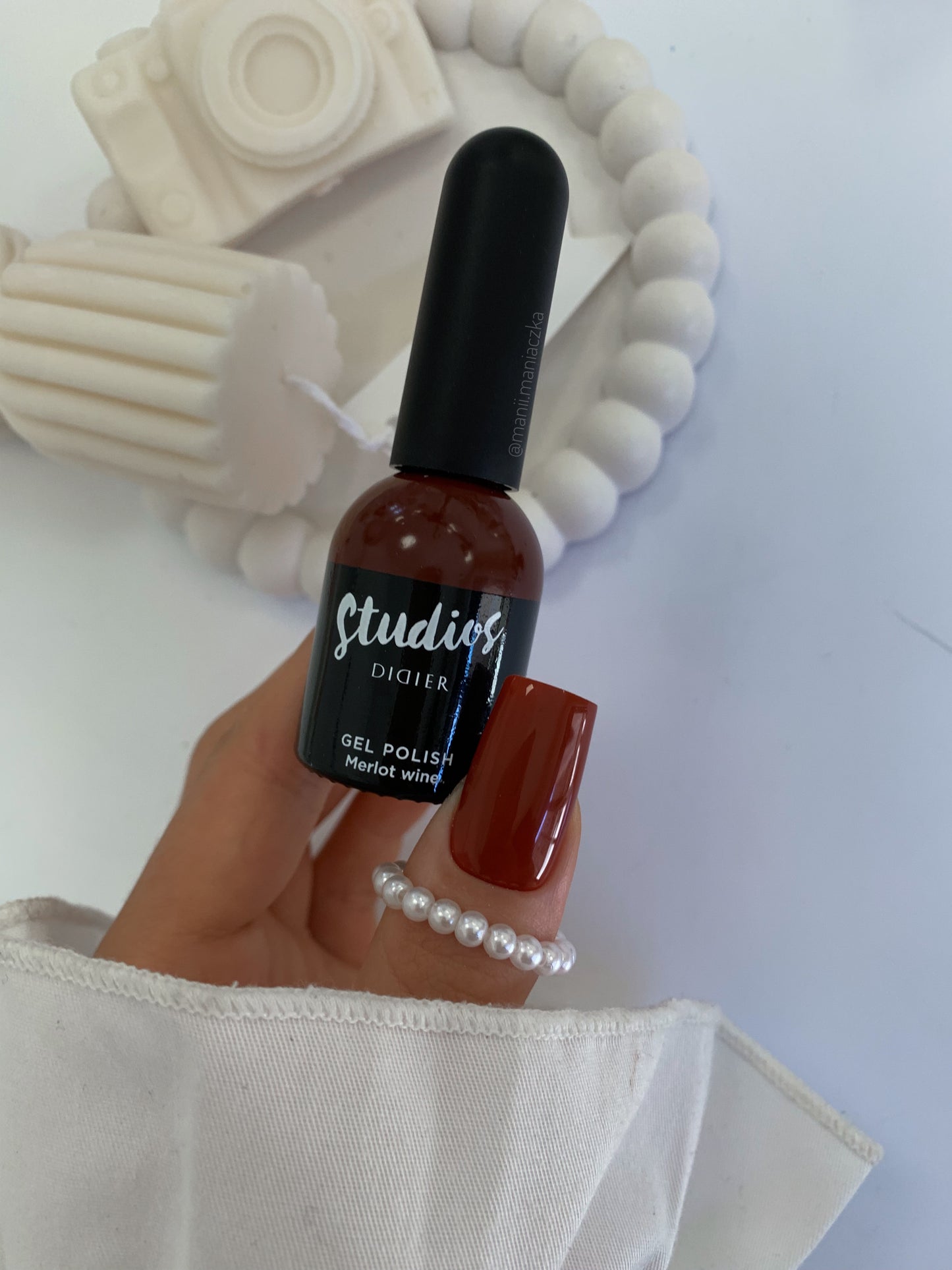 Gel polish "Studios Didier", Merlot wine, 8ml