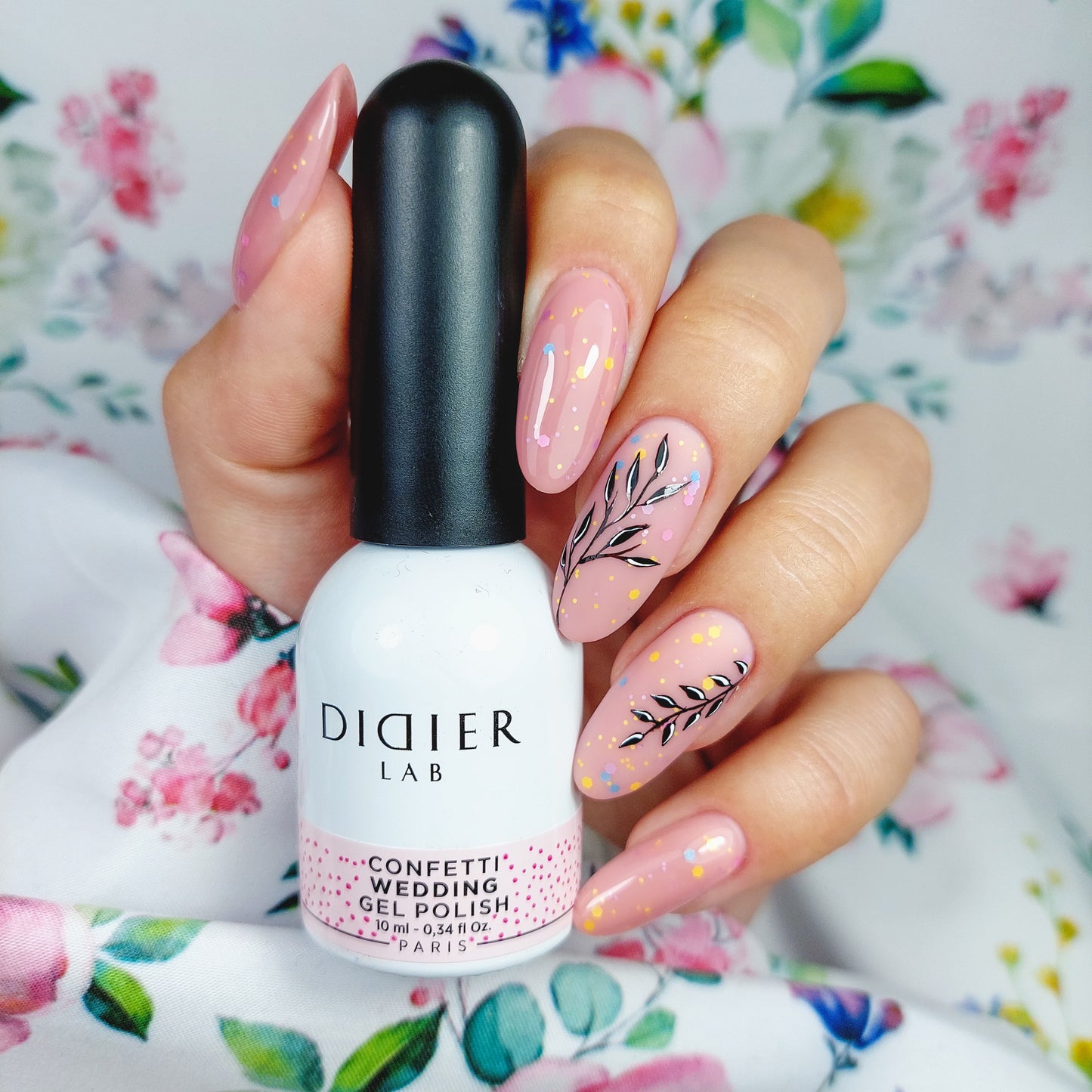 GEL LAK "DIDIER LAB", CONFETTI, WEDDING 10ML