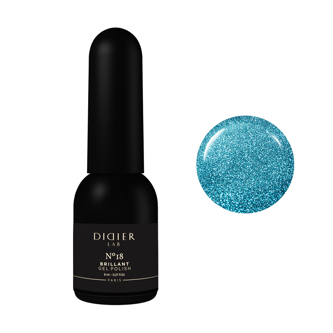 Gel lak "Didier Lab", Brillant, No18, 8ml