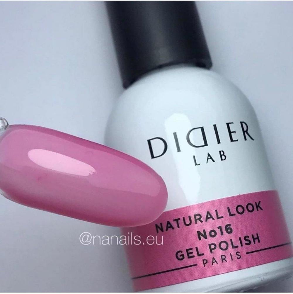 GEL LAK "DIDIER LAB", NATURAL LOOK, NO.16