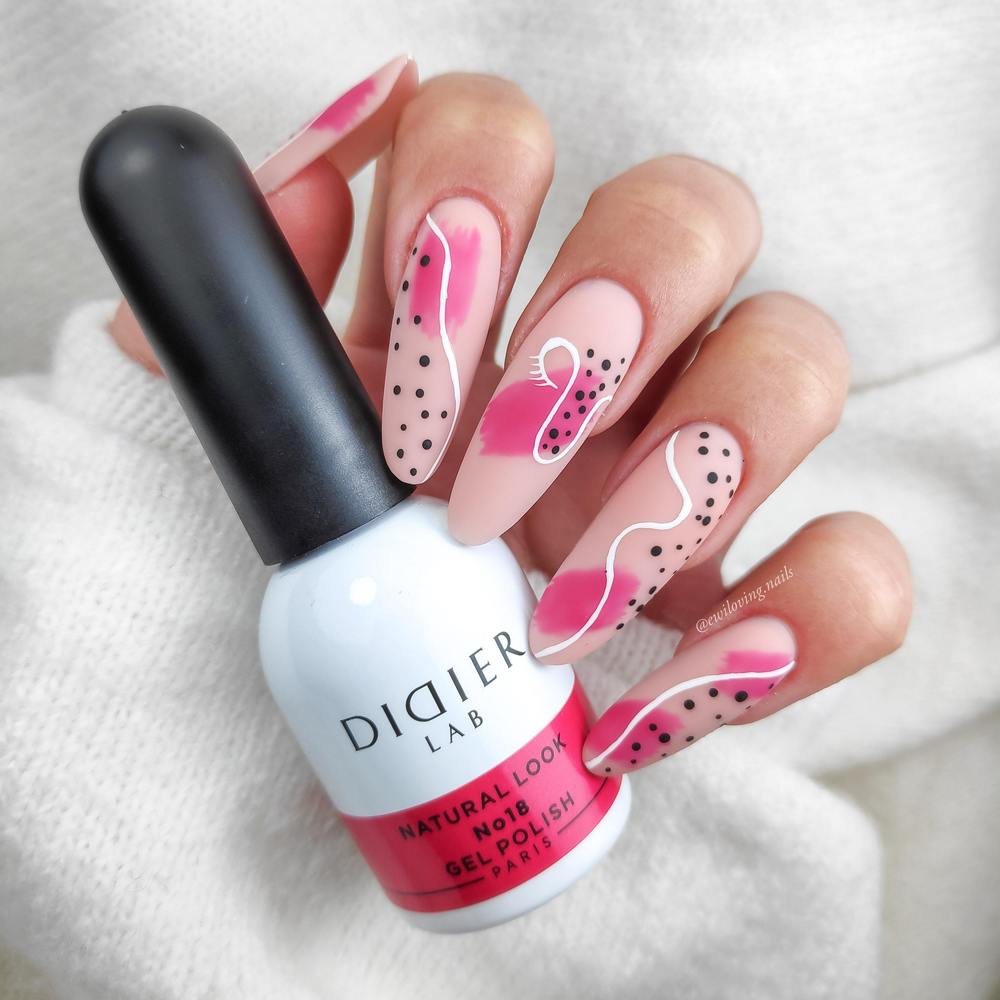 GEL LAK "DIDIER LAB", NATURAL LOOK, NO.18