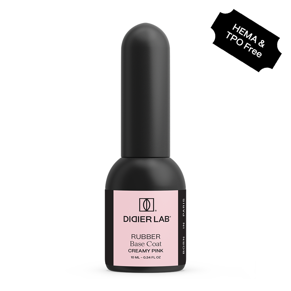 "DIDIER LAB" PODLAK RUBBER BASE COAT, CREAMY PINK, 10ML