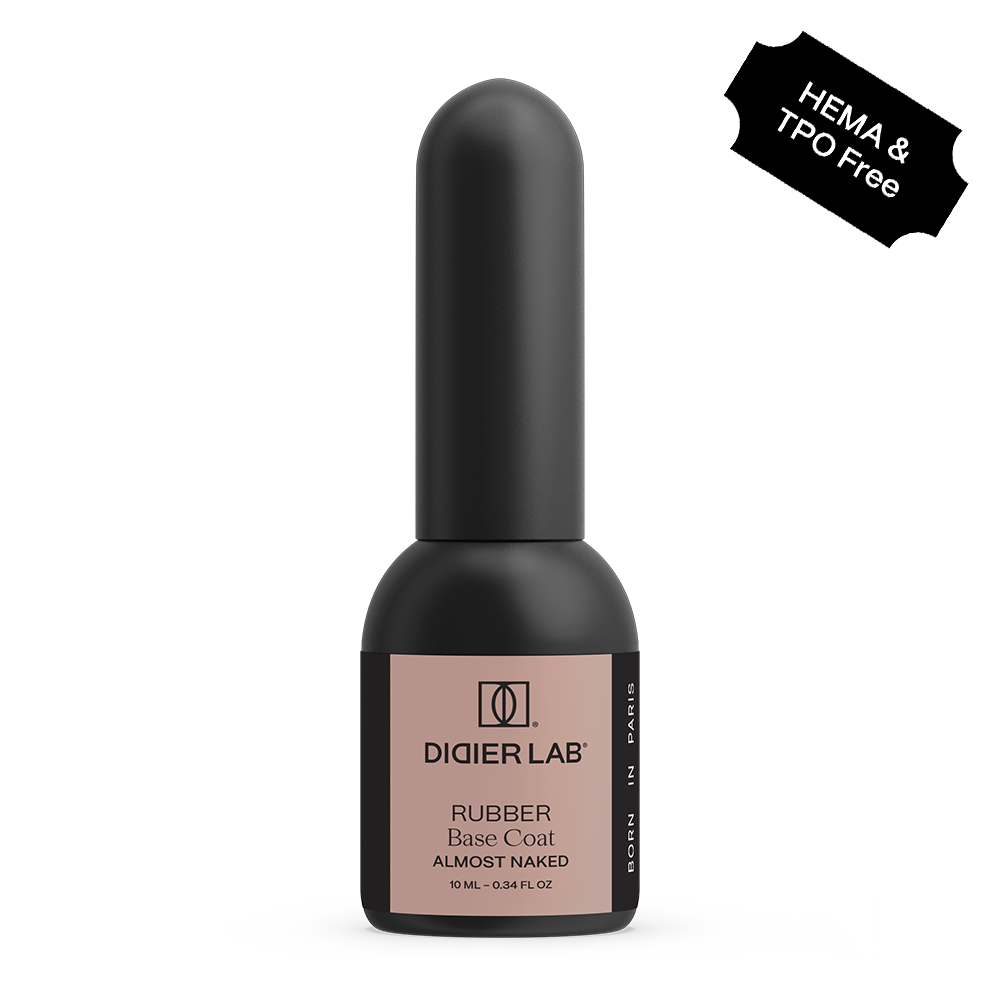 "DIDIER LAB" PODLAK RUBBER BASE COAT, ALMOST NAKED, 10ML
