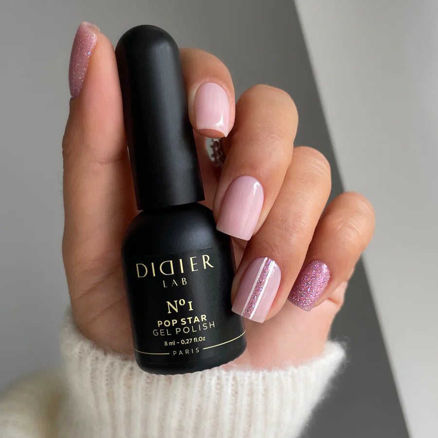 Gel lak "DidierLab", POP Star, No1, 8ml