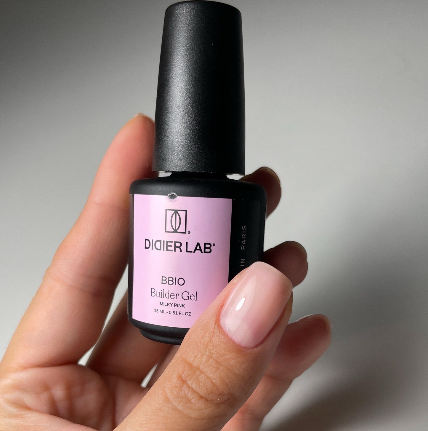 Gradilni gel BBIO "Didier Lab" Milky Pink, 15ml