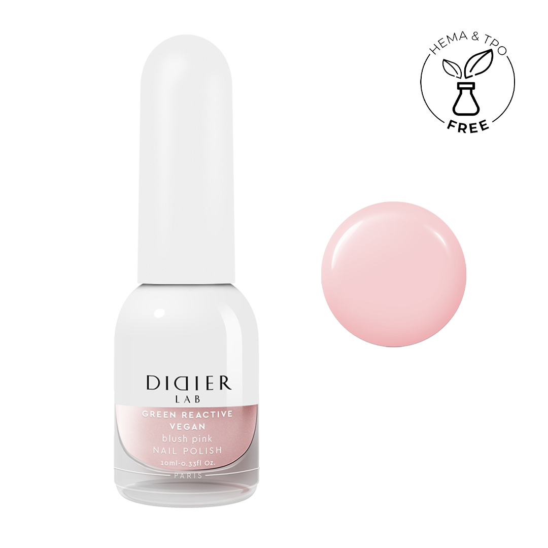 Green reactive, veganski lak za nohte"Didier Lab", blush pink, 10ml