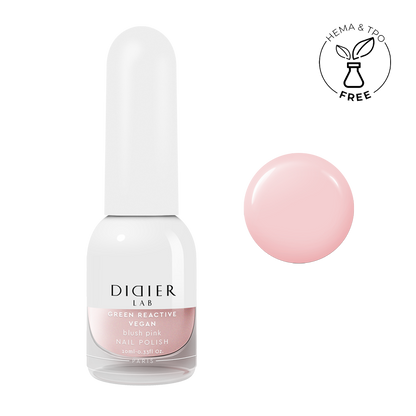 Green reactive, veganski lak za nohte"Didier Lab", blush pink, 10ml