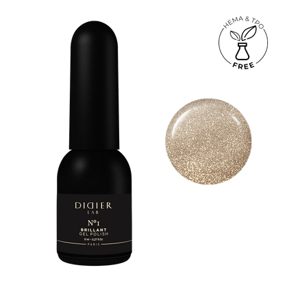 Gel lak "Didier Lab", Brillant, No1, 8ml