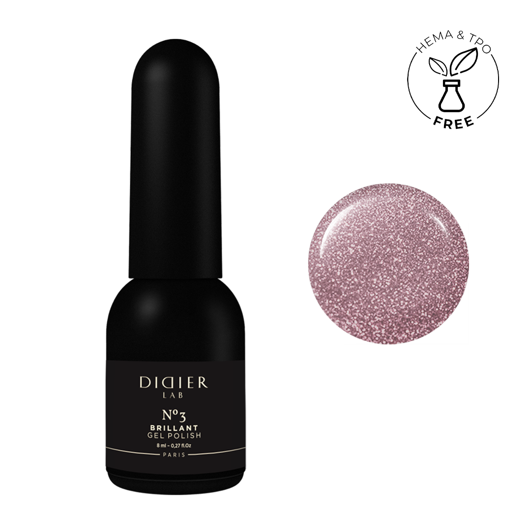 Gel lak "Didier Lab", Brillant, No3, 8ml