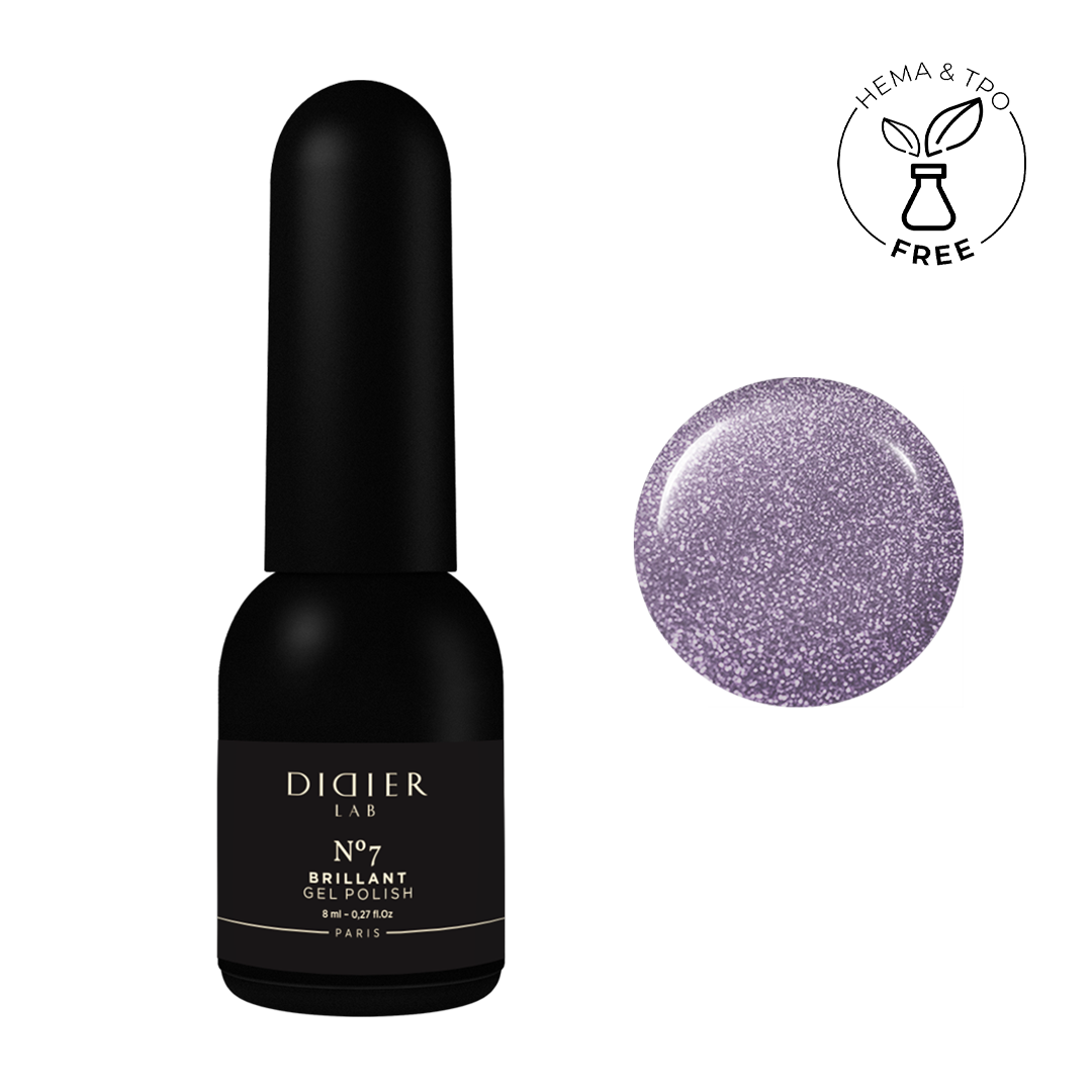Gel lak "Didier Lab", Brillant, No7, 8ml