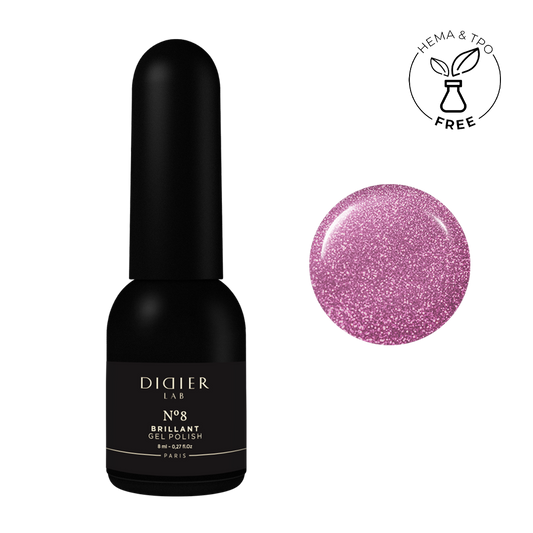 Gel lak "Didier Lab", Brillant, No8, 8ml