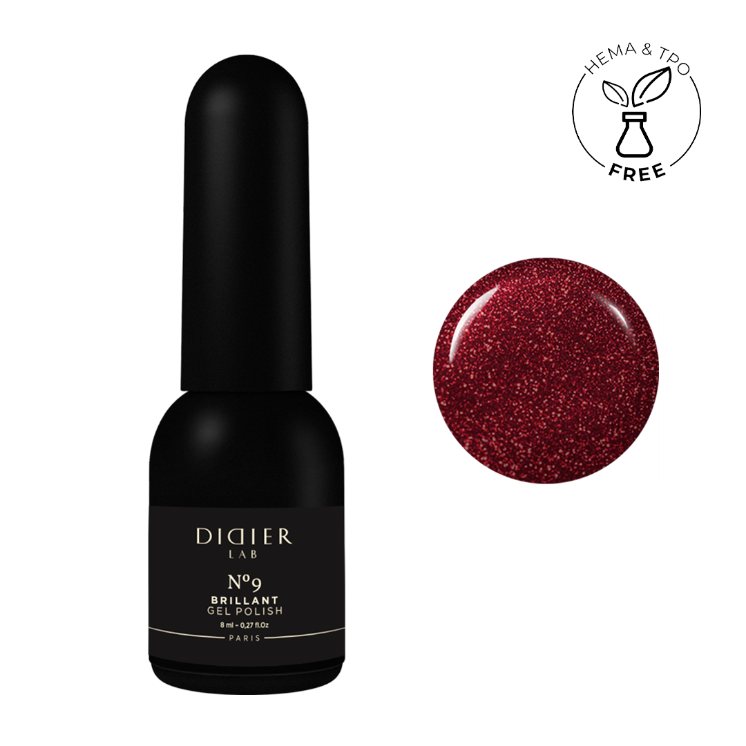 Gel lak "Didier Lab", Brillant, No9, 8ml