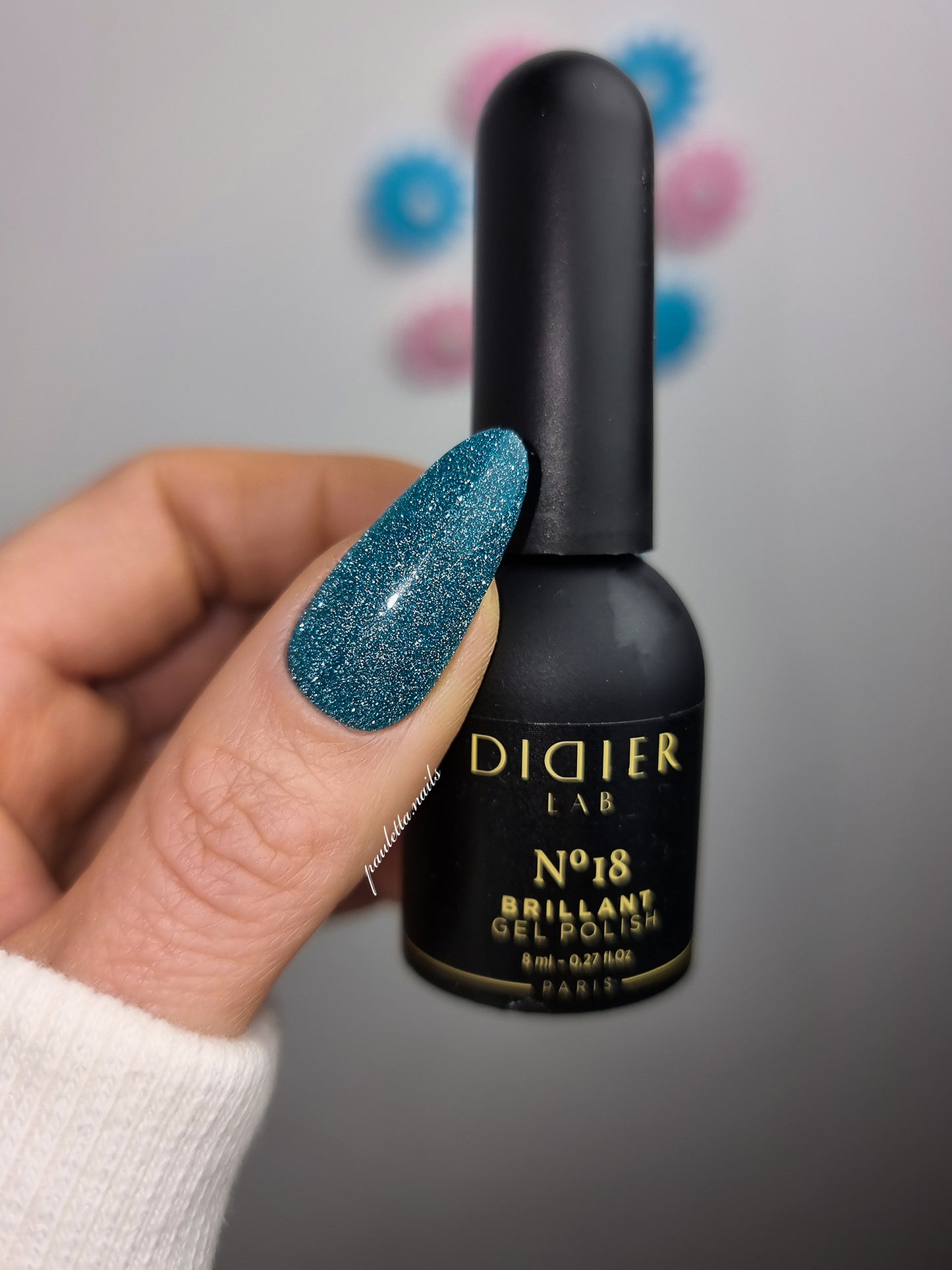 Gel lak "Didier Lab", Brillant, No18, 8ml