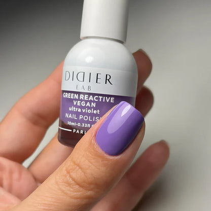 Green reactive, veganski lak za nohte "Didier Lab", ultra violet, 10ml