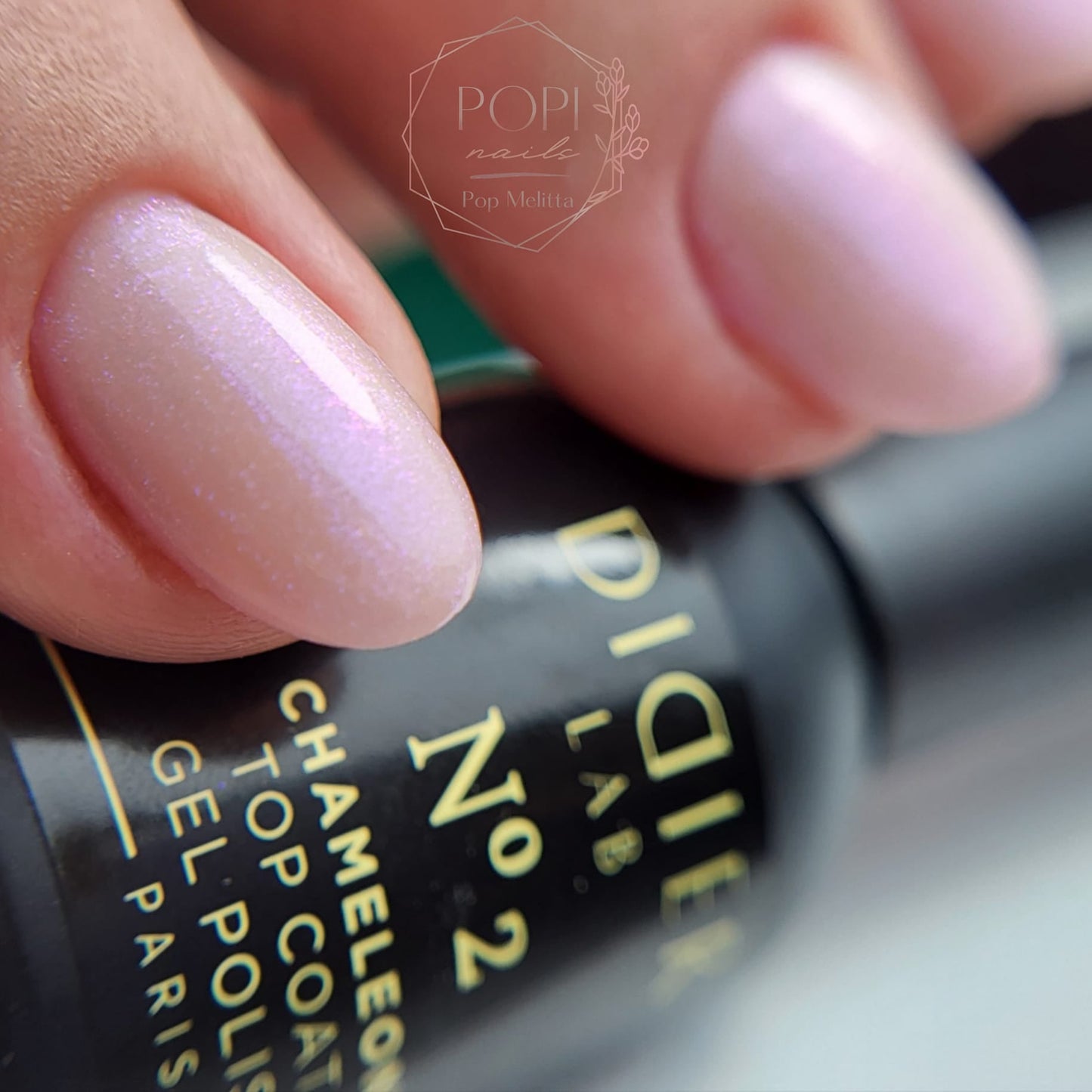 GEL LAK "DIDIER LAB", CHAMELEON TOP COAT, NO2