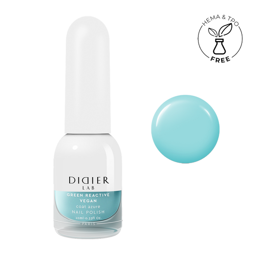 Green reactive, veganski lak za nohte "Didier Lab", coat azure, 10ml