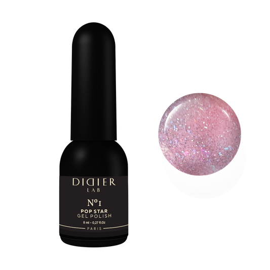 Gel lak "DidierLab", POP Star, No1, 8ml