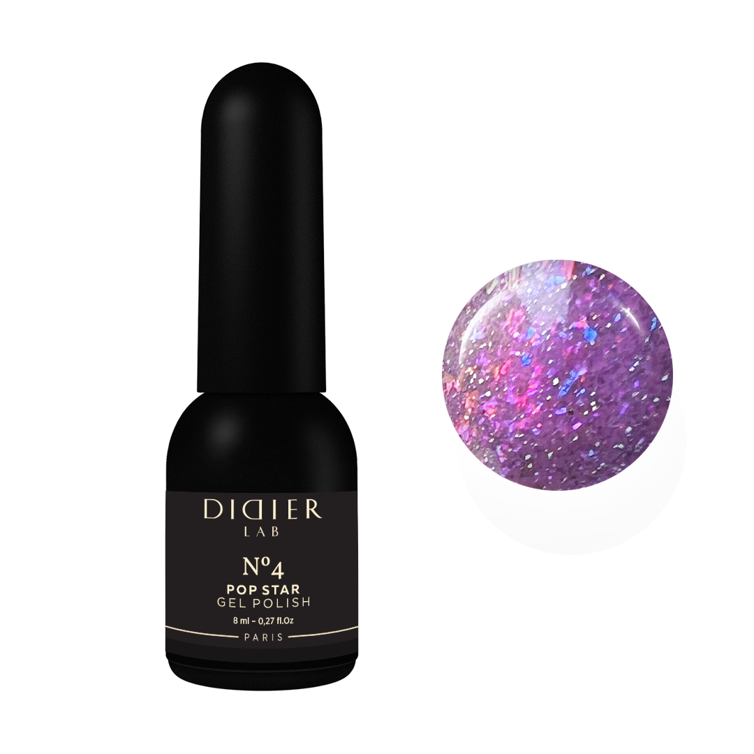 Gel lak "DidierLab", POP Star, No4, 8ml