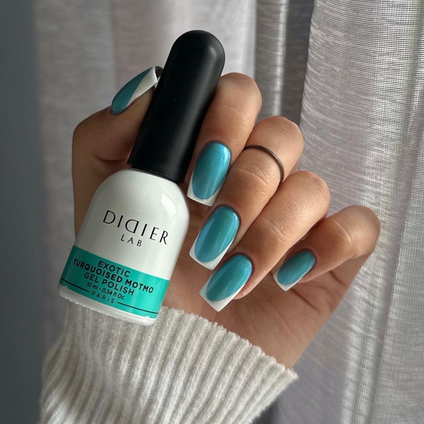 Gel lak "Didier Lab", Exotic, Turquoised Motmo, 10ml