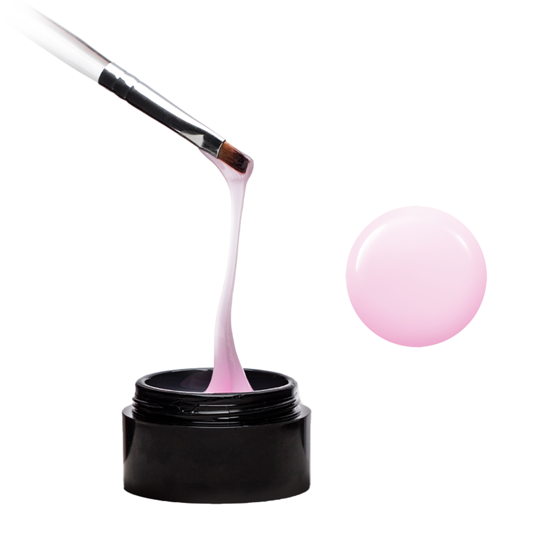 Fiber builder gel "Didier Lab", Milky Pink, 50gr