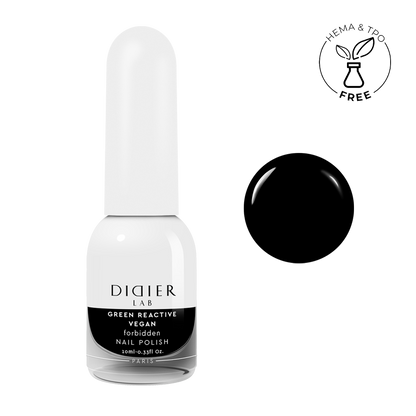 Green reactive, veganski lak za nohte "Didier Lab", forbidden, 10ml