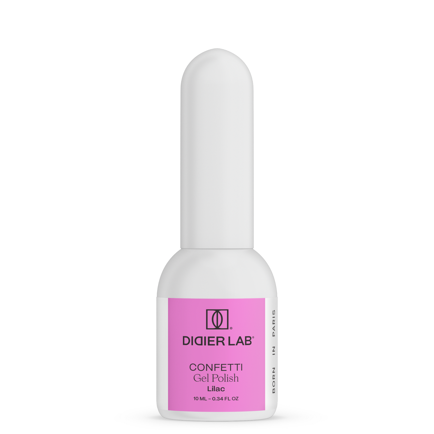 GEL LAK "DIDIER LAB", CONFETTI, LILAC 10ML