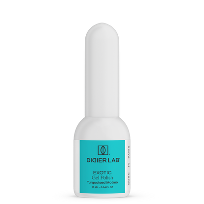 Gel lak "Didier Lab", Exotic, Turquoised Motmo, 10ml