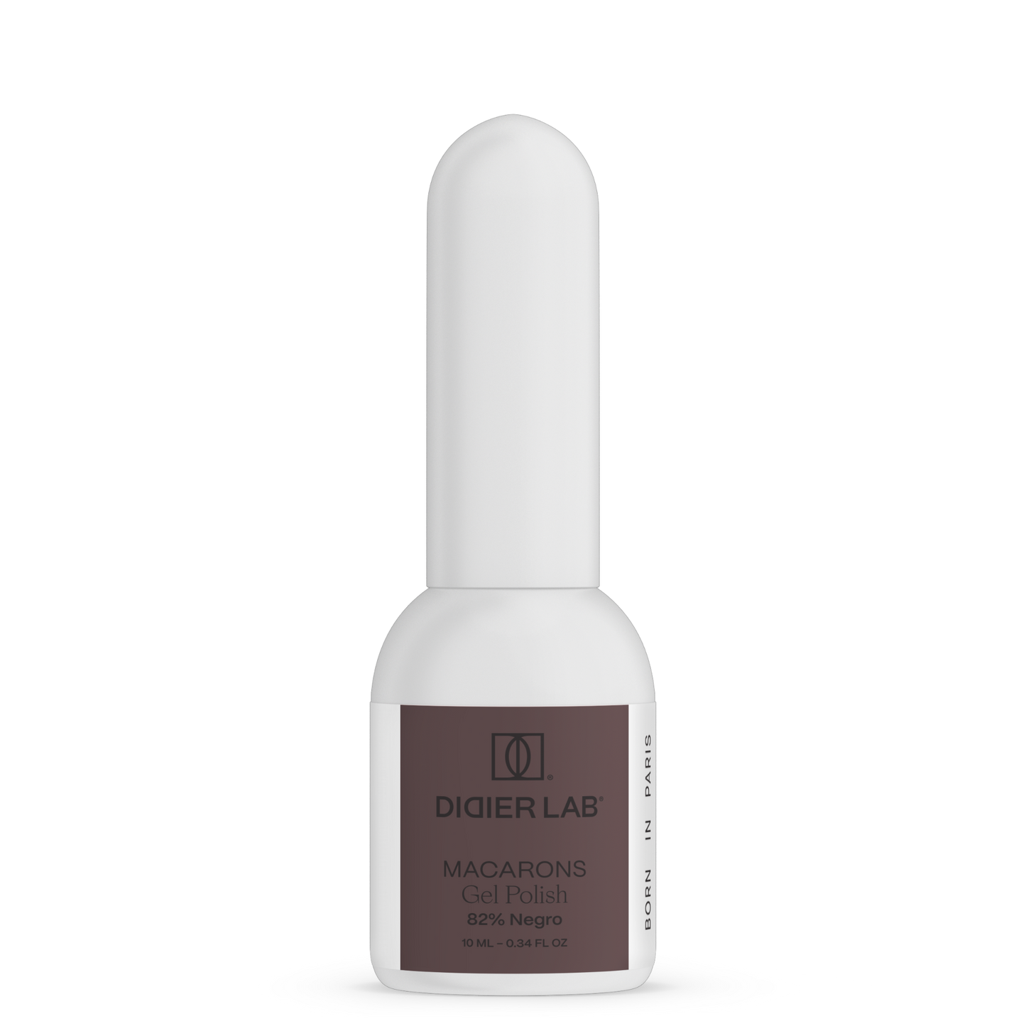 GEL LAK "DIDIER LAB", MACARONS, 82% NEGRO 10 ML