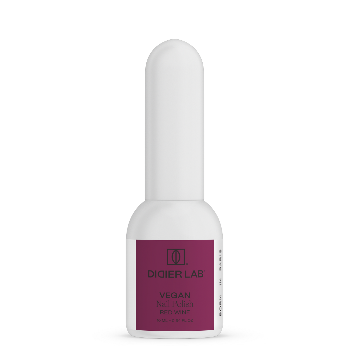 Green reactive, veganski lak za nohte "Didier Lab", red wine, 10ml