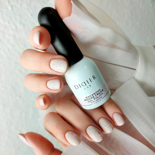 GEL LAK "DIDIER LAB", MACARONS, MOCHA CREAM 10 ML
