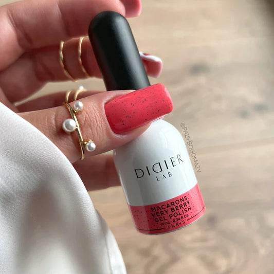 GEL LAK "DIDIER LAB", MACARONS, VERRY BERRY 10 ML