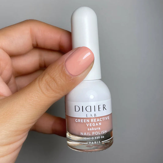 Green reactive, veganski lak za nohte"Didier Lab", sakura, 10ml