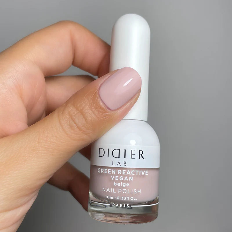 Green reactive, veganski lak za nohte"Didier Lab", beige, 10ml