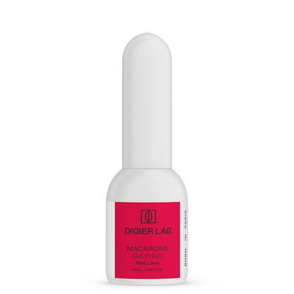GEL LAK "DIDIER LAB", MACARONS, RED LOVE 10 ML