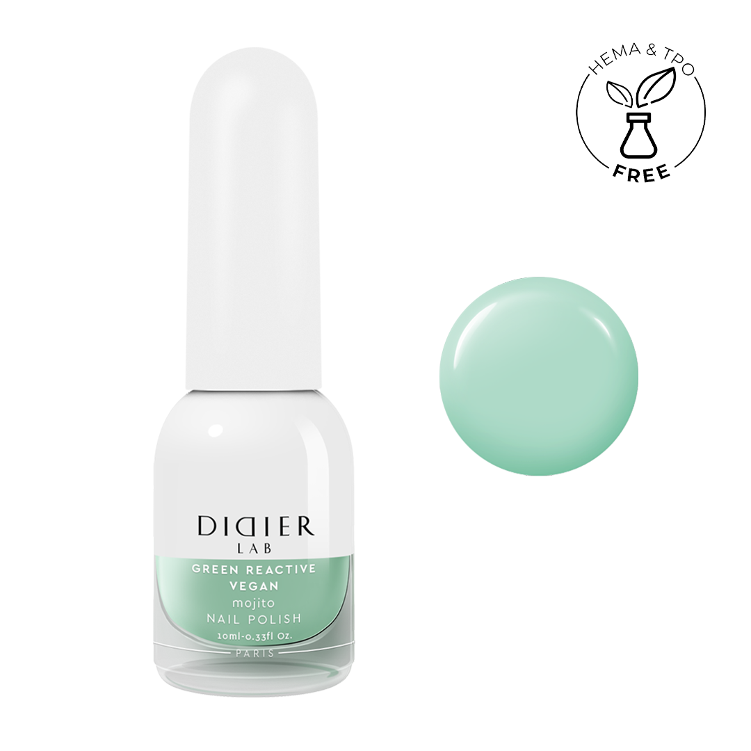Green reactive, veganski lak za nohte "Didier Lab", mojito, 10ml