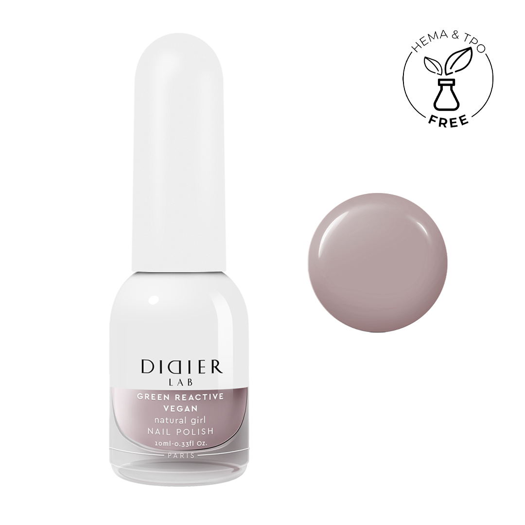 Green reactive, veganski lak za nohte"Didier Lab", natural girl, 10ml
