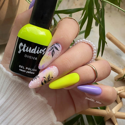 GEL LAK STUDIOS, NEON YELLOW, 8ML
