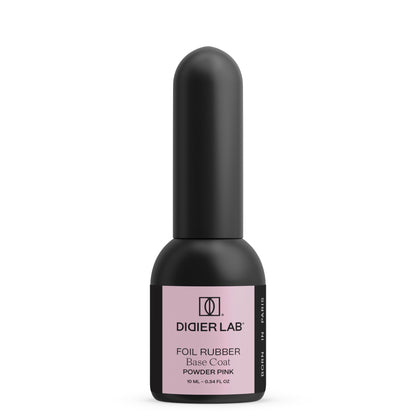 Rubber Base Foil gel lak, powder pink, 10ml