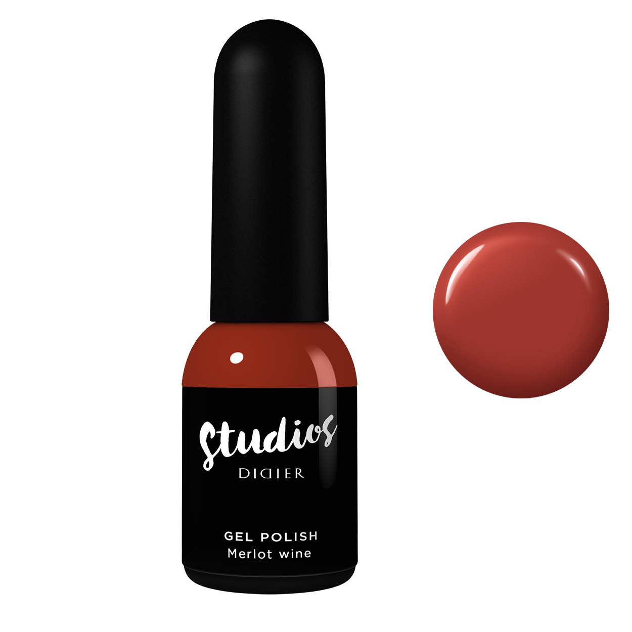 Gel polish "Studios Didier", Merlot wine, 8ml