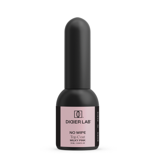 Top coat no wipe "Didier lab", Milky Pink, 10ml