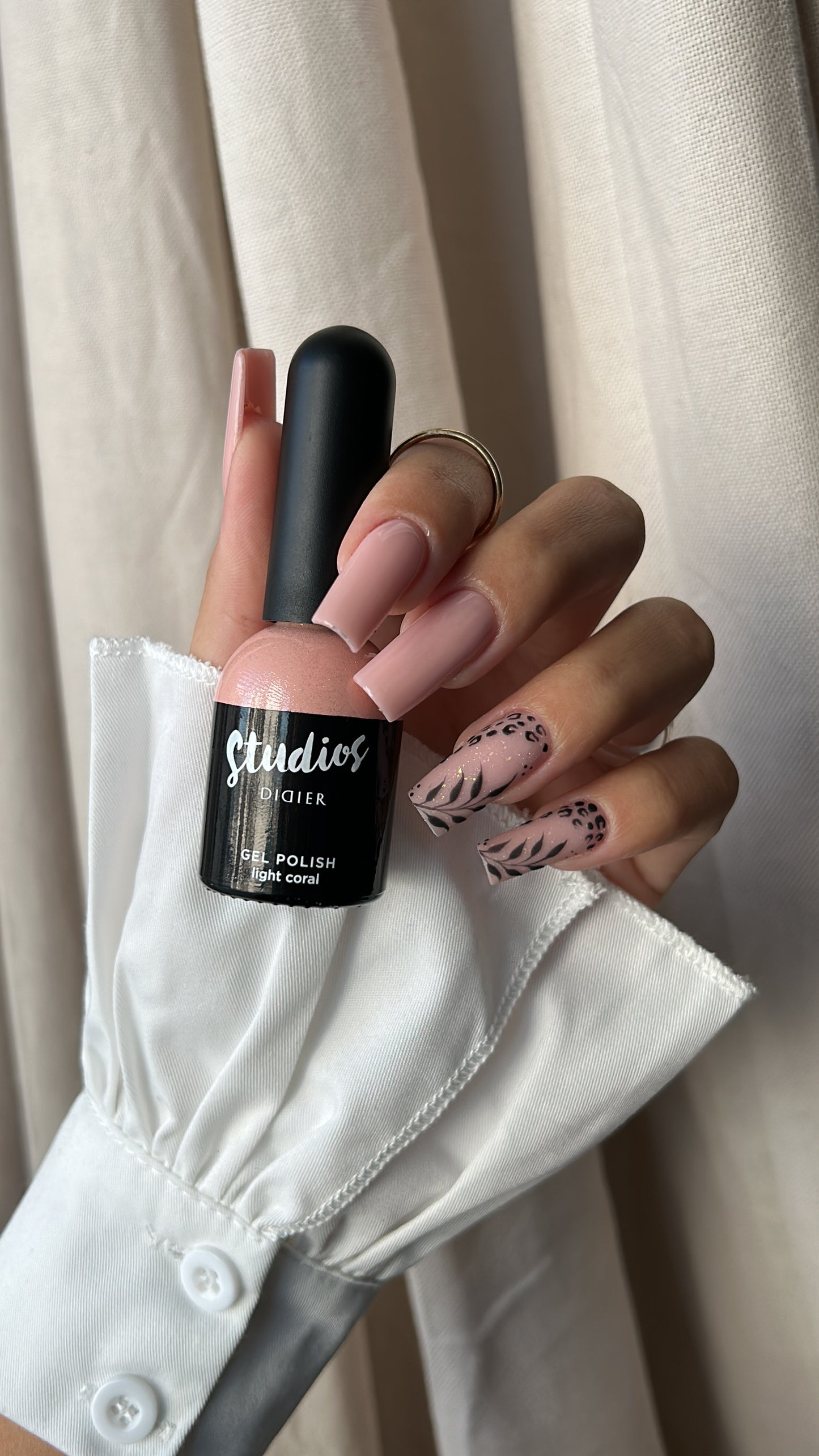 GEL LAK STUDIOS, LIGHT CORAL, 8ML