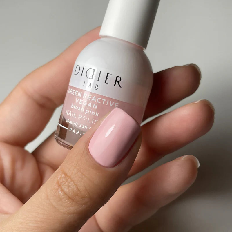 Green reactive, veganski lak za nohte"Didier Lab", blush pink, 10ml