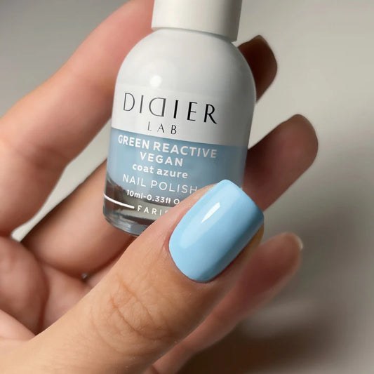 Green reactive, veganski lak za nohte "Didier Lab", coat azure, 10ml