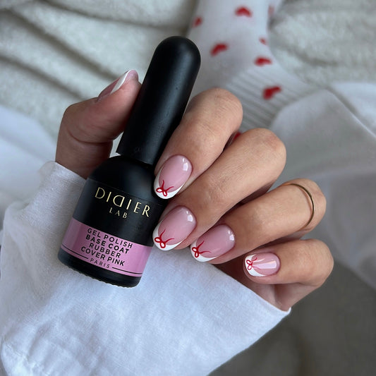 "DIDIER LAB" PODLAK RUBBER BASE COAT, COVER PINK, 10ML
