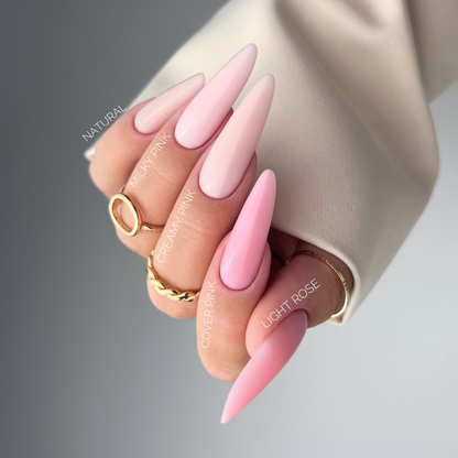"DIDIER LAB" PODLAK RUBBER BASE COAT, CREAMY PINK, 10ML