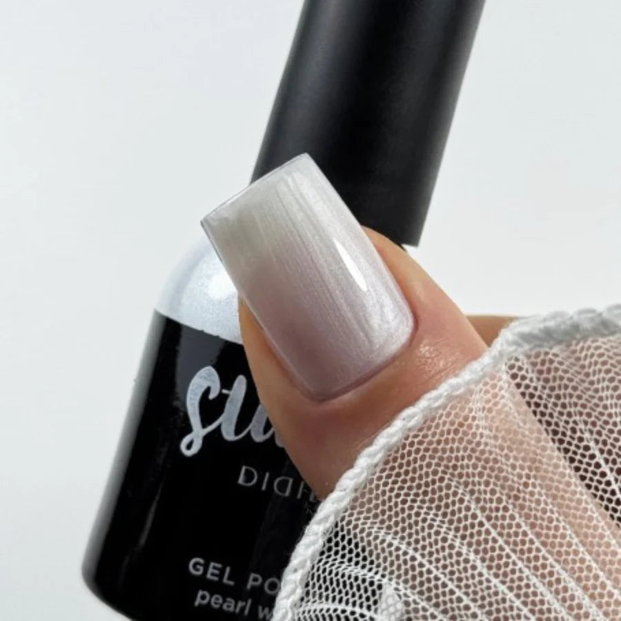 Gel lak Studios, PEARL WHITE, 8ML
